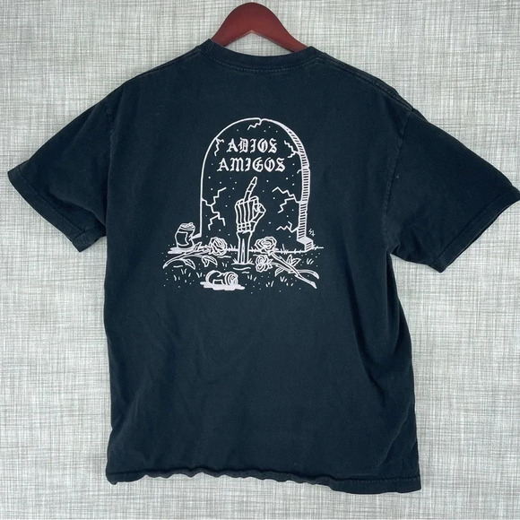 Sketchy Tank Mens Size L Adios Amigos short sleeve shirt 1957 - Picture 1 of 7